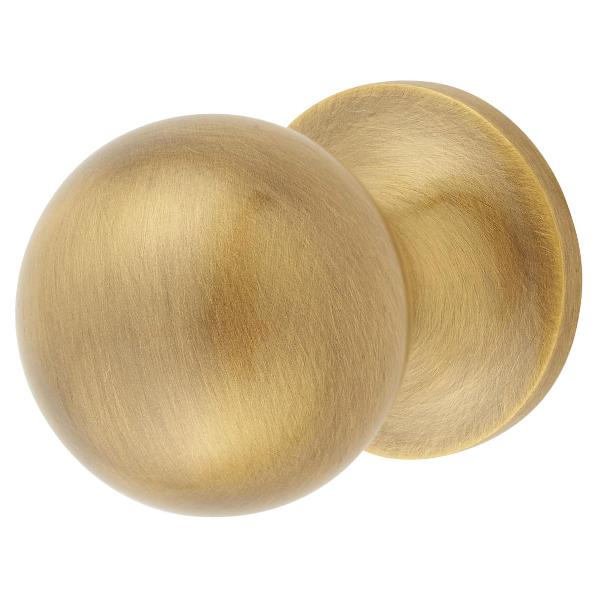 Marcus Ball Cabinet Knob - 25mm Diameter - Antique Brass