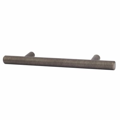 12mm T-Bar Cabinet Pull Handle - 96mm Centres - Brushed Pewter Effect