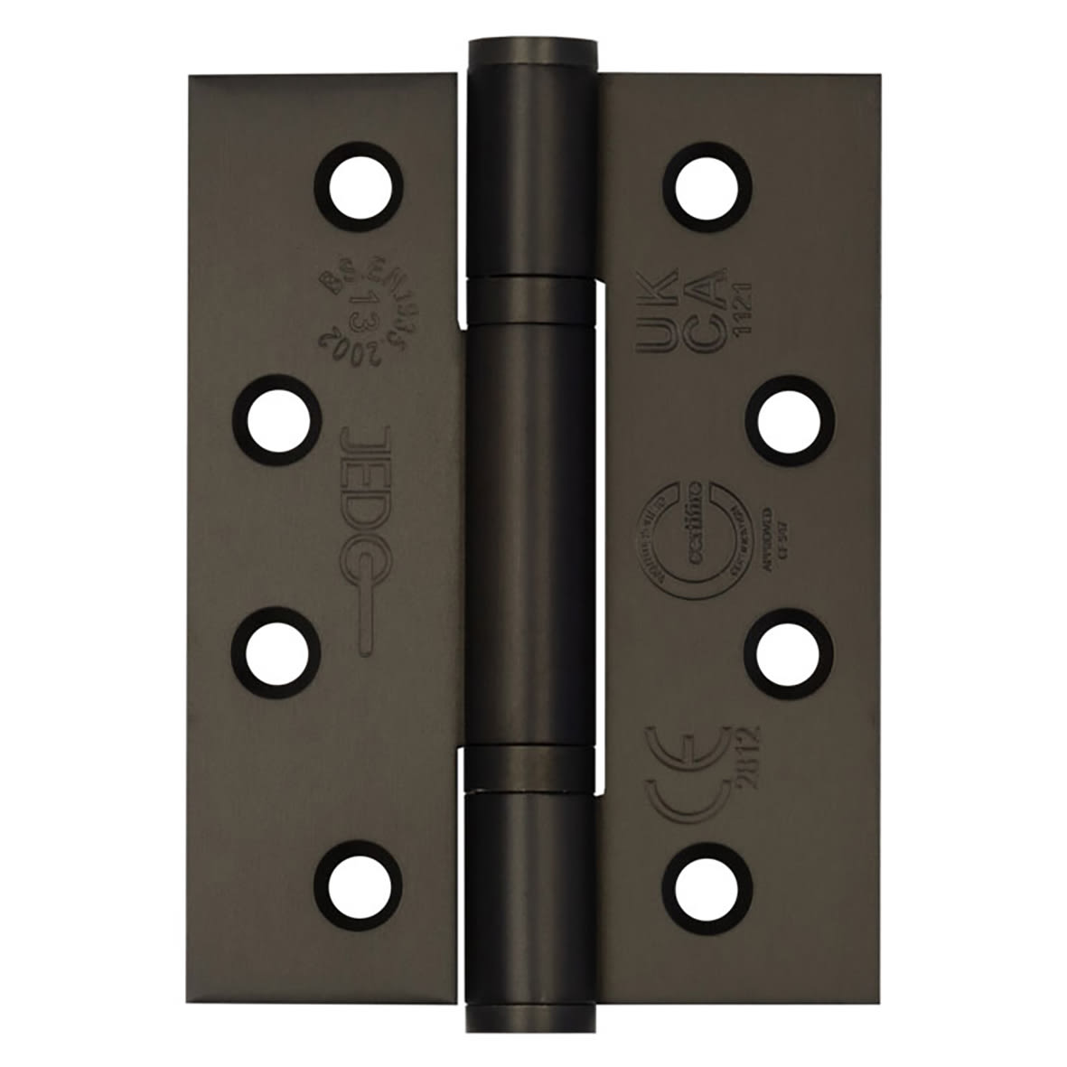 Polymer Bearing Grade 13 Butt Fire Door Hinge - 102 x 76 x 3mm - Dark Bronze - Pair