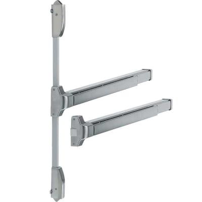 Touchbar Rebated Double Door Panic Bar Set - Timber Door - Satin Stainless Steel