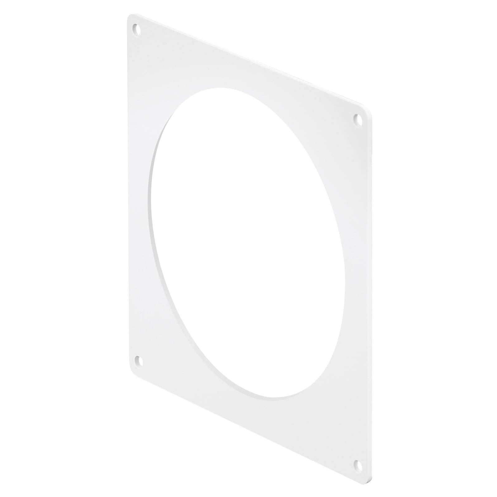 Square Wall Plate - 4"/100mm - White