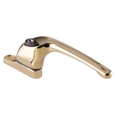 uPVC/Timber Maxim Espagnolette Locking Multipoint Window Handle - Right Hand - Gold