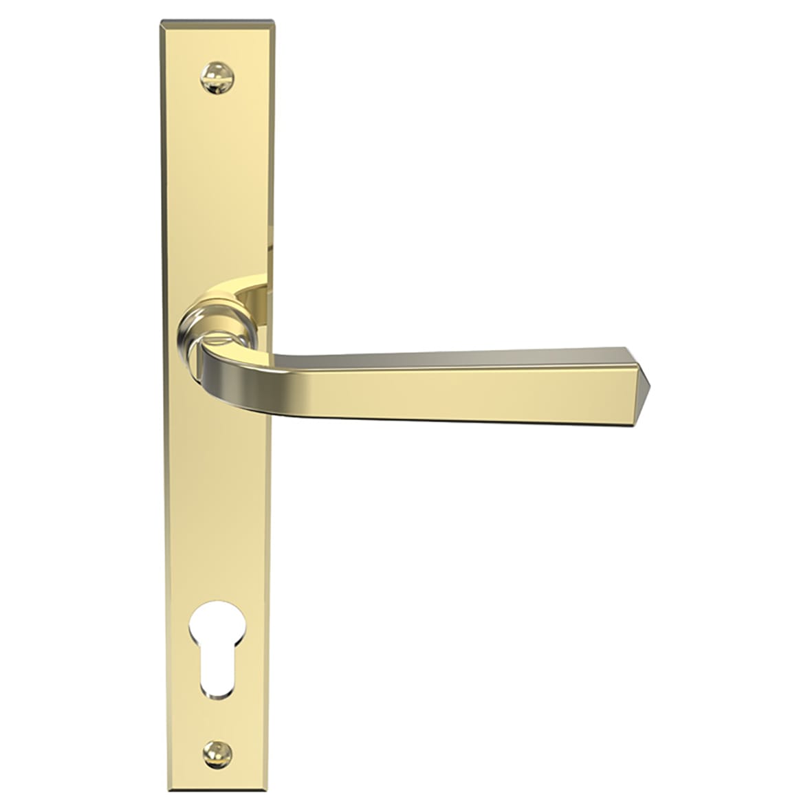 PVD Gold uPVC Multipoint Door Handles - 92mm c/c - Heritage Range
