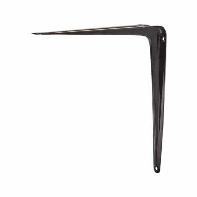 London Pattern Shelf Bracket - 250 x 200mm - Black 438469P