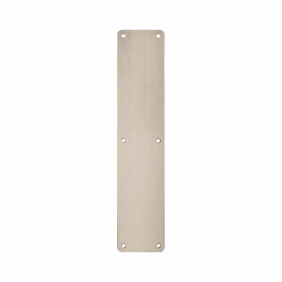 Stainless Steel Plain Finger Plate - 350 x 75 x 1.5mm - Satin