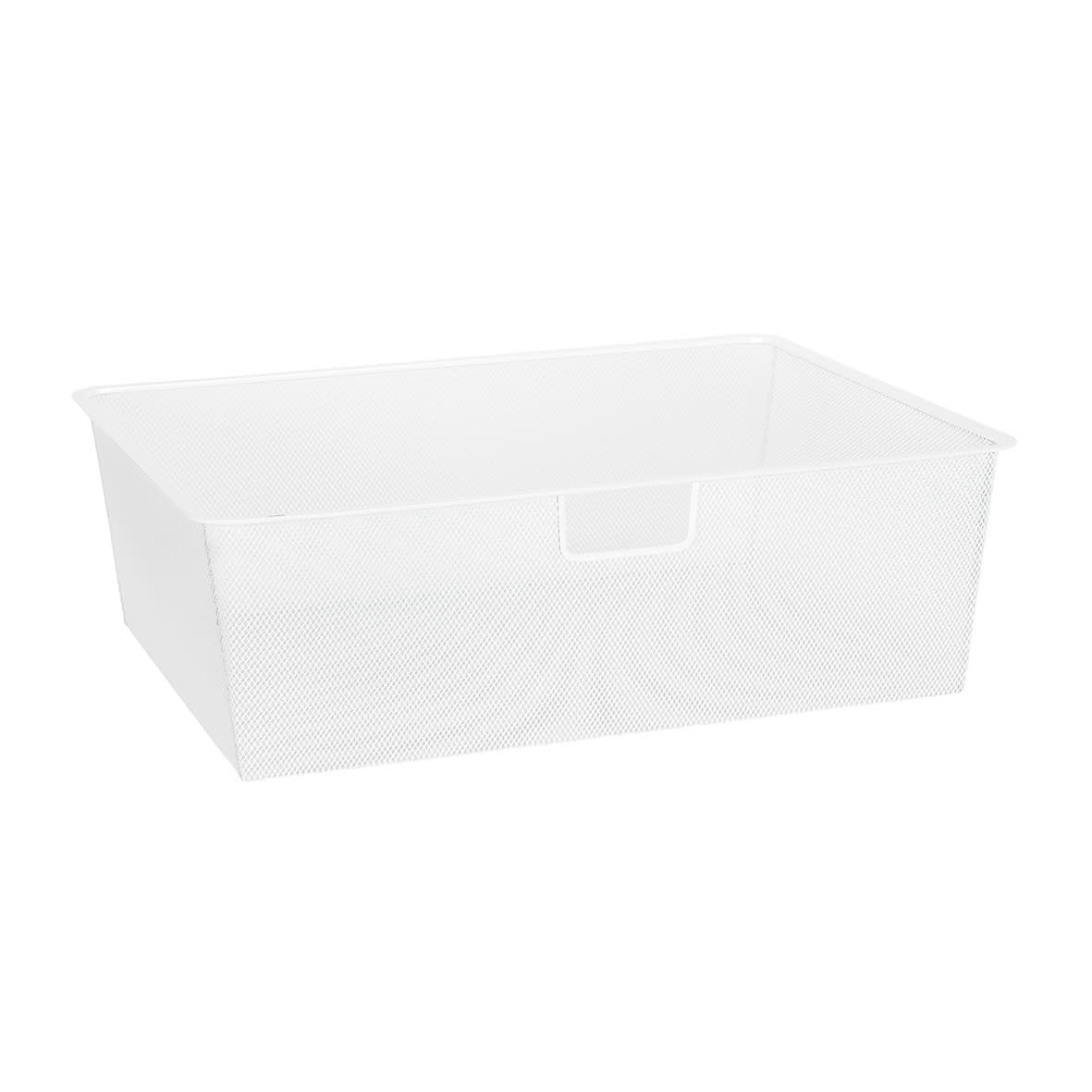 Top Track System - Click In Medium Mesh Basket for Gliding Frame - 605 x 430 x 185mm - White
