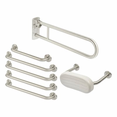 Rail Only Low Level Doc M Pack - Satin Stainless Steel