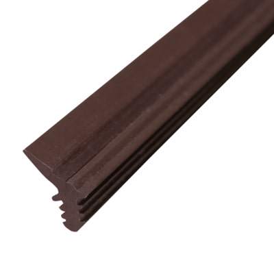 Sash Window Staff Seal - 2400mm Length - 2.5 x 5mm Groove - Brown