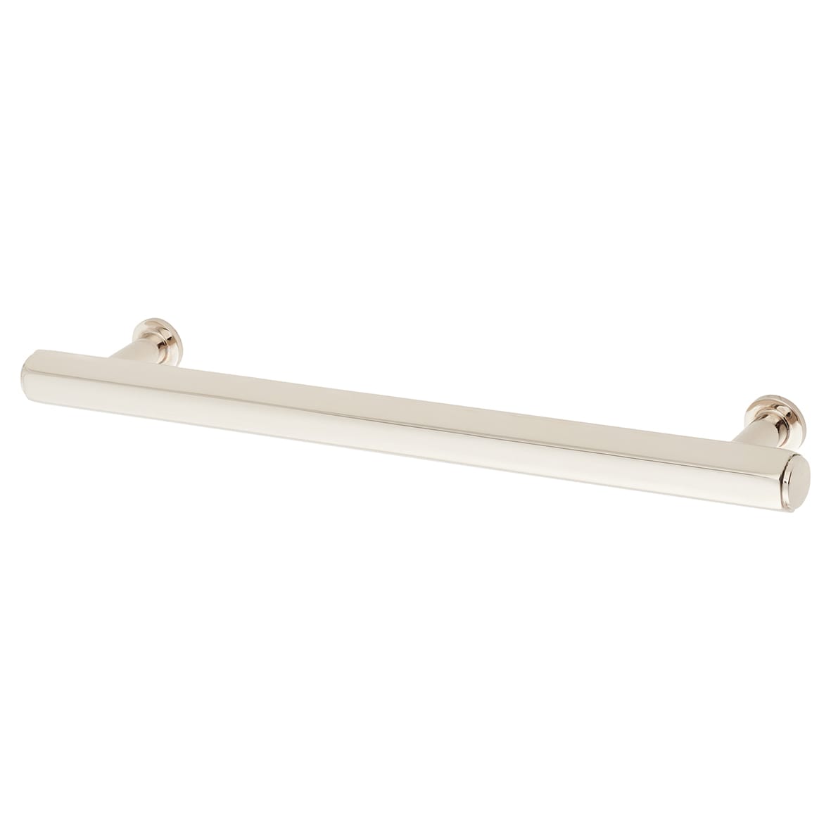 Vesper Hex 14mm T-Bar Cabinet Pull Handle - 160mm Centres - Polished Nickel