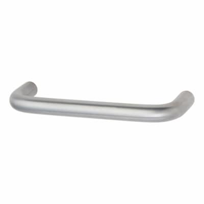 10mm D-Bar Cabinet Pull Handle - 152mm Centres - Satin Chrome