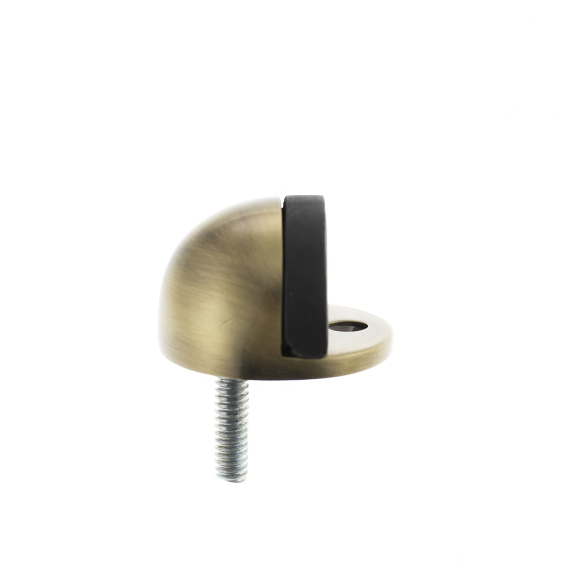 Half Moon Floor Door Stop - 26 x 40mm - Antique Brass