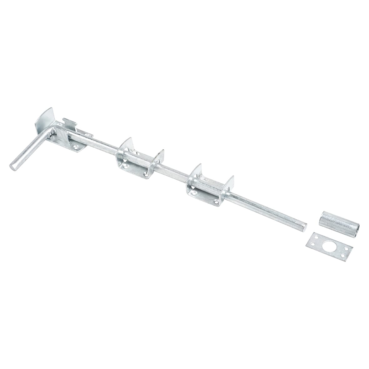 Drop Down Garage Bolt - 450mm Length - Galvanised Steel