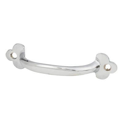 Shaker 31mm D-Bar Cabinet Pull Handle - 85mm Centres - Polished Chrome