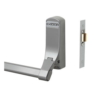 305 Single Door Panic Bar with Mortice Actuator - Timber Door