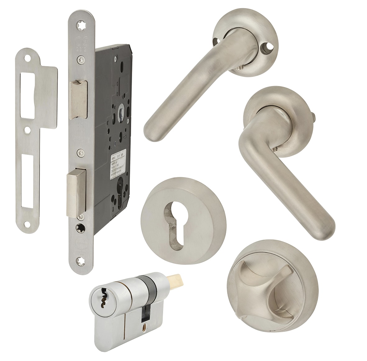 Anti-Ligature First Entry for Staff Doors - 54mm Thick Doors