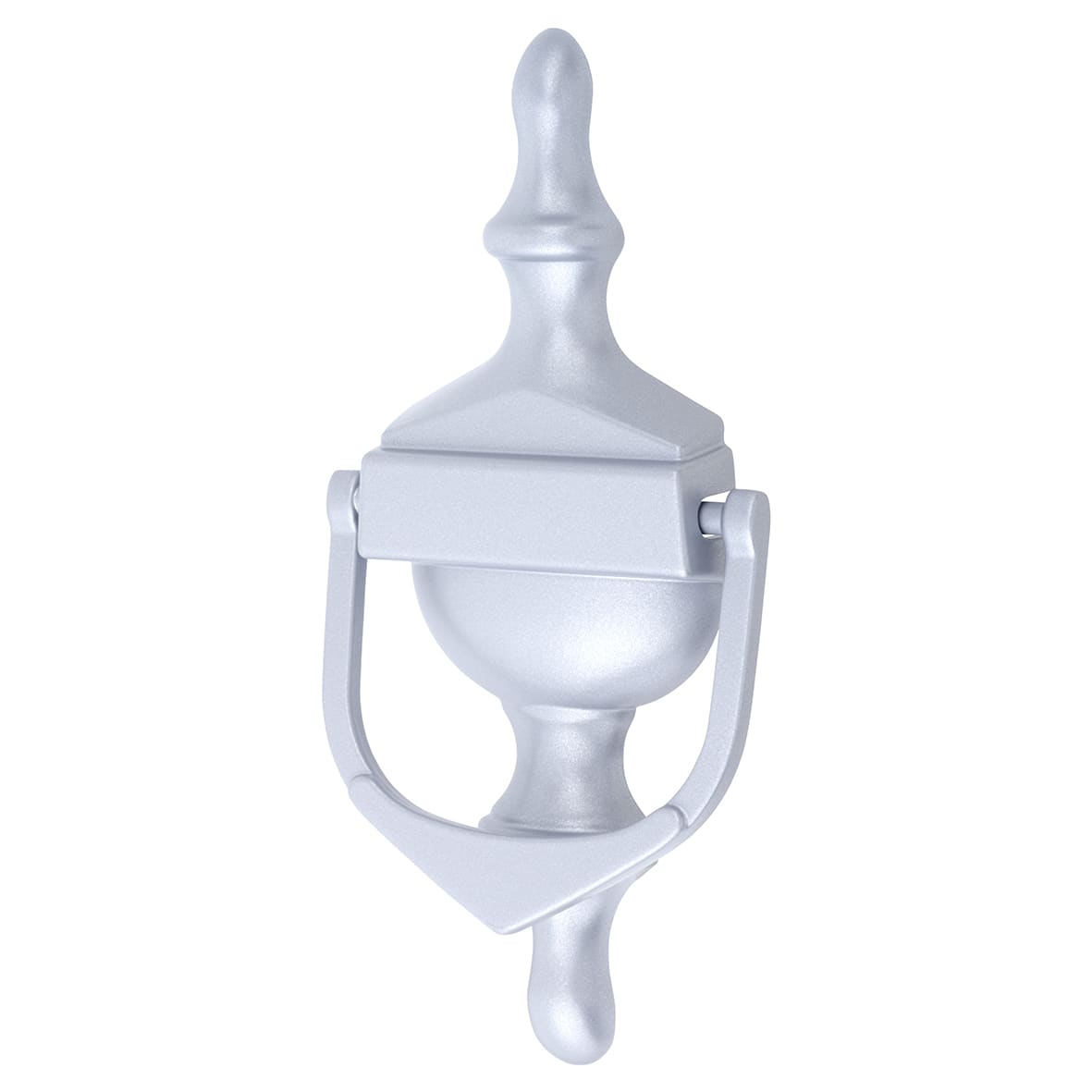 Victorian Urn Door Knocker - Premium Satin Silver - 162 x 76mm