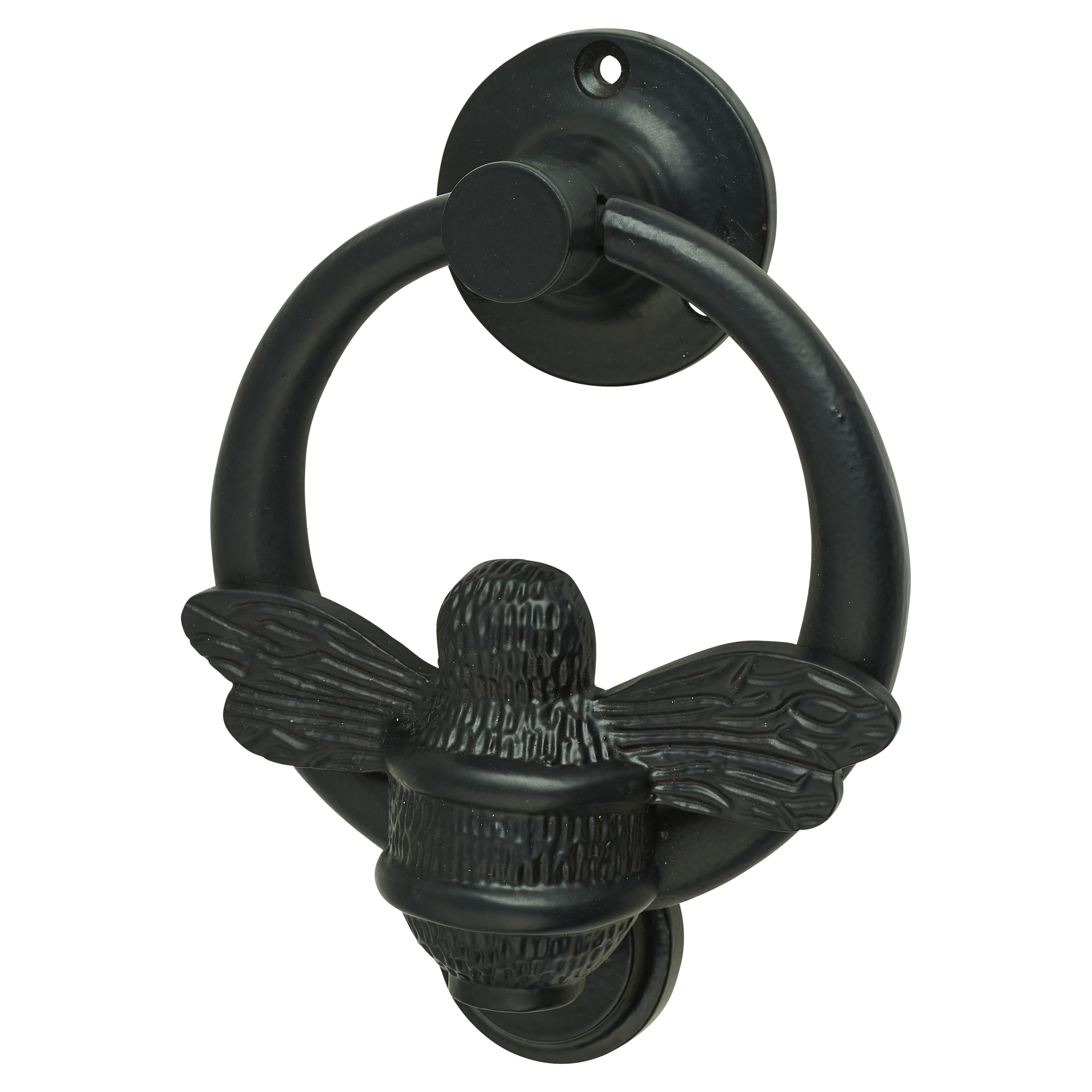 Bumble Bee Ring Door Knocker - Black - 129 x 101mm