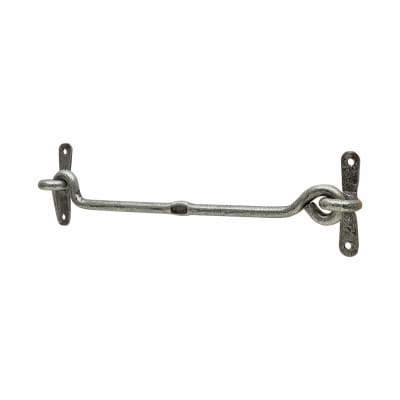 Cabin Hook & Eye - 316mm Length - Pewter