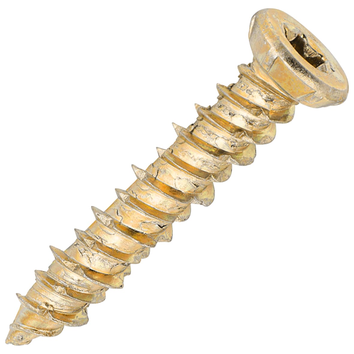 Concrete Screw - Countersunk - Yellow Zinc - 7.5 x 40mm - Pack of 100
