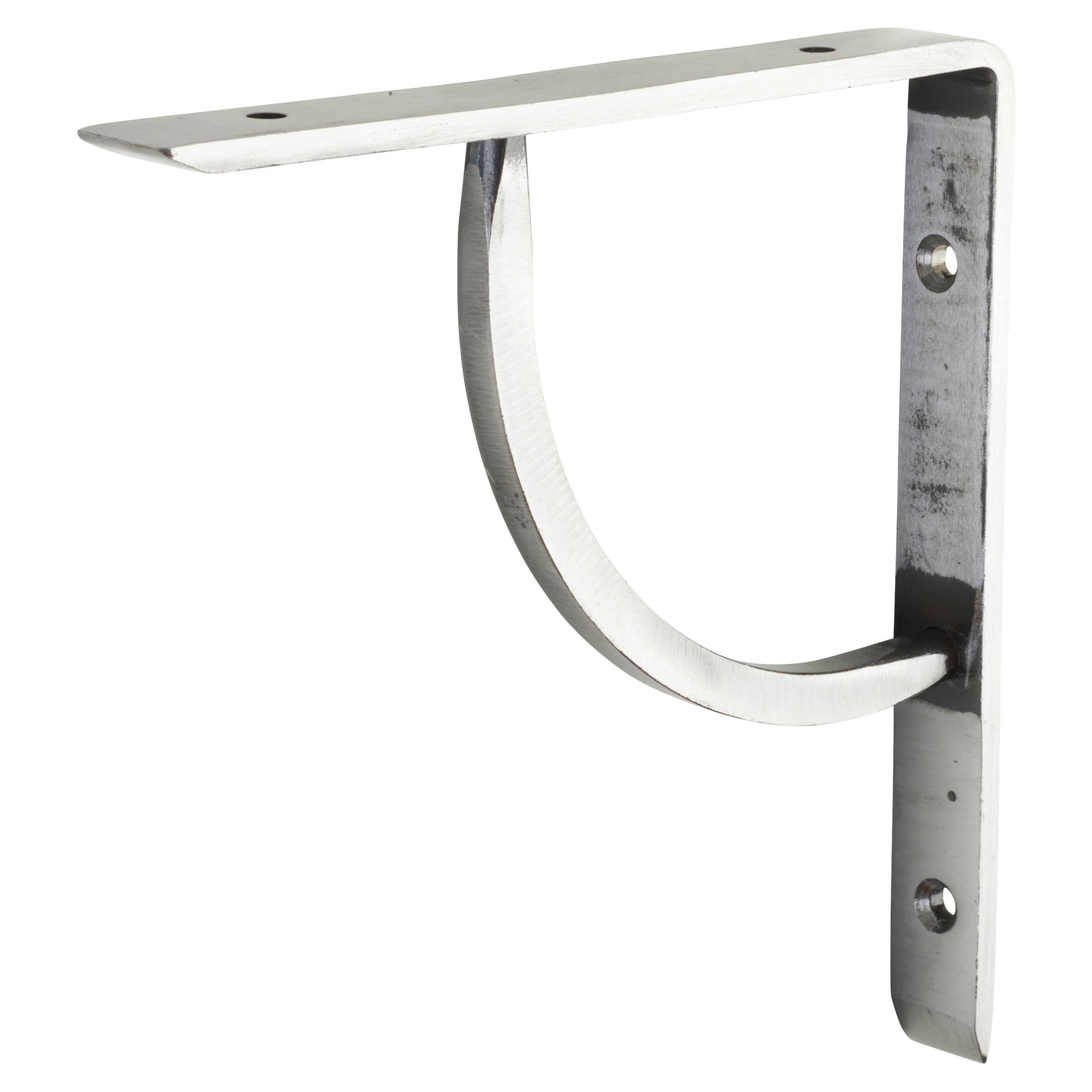 Plain Shelf Bracket - 152 x 152mm - Pewter