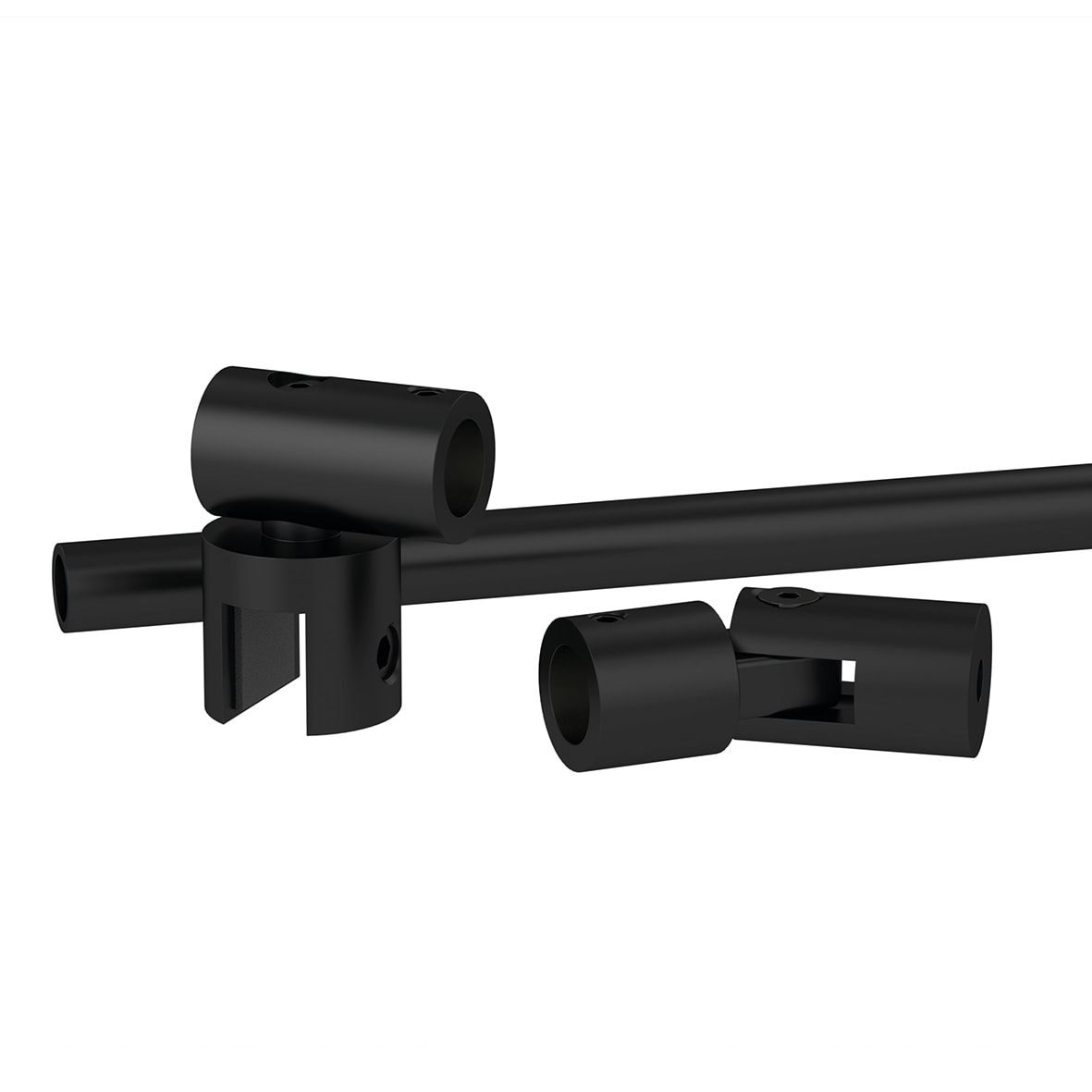 Reinforcement Bar Set - Round - 1210mm Length - Black