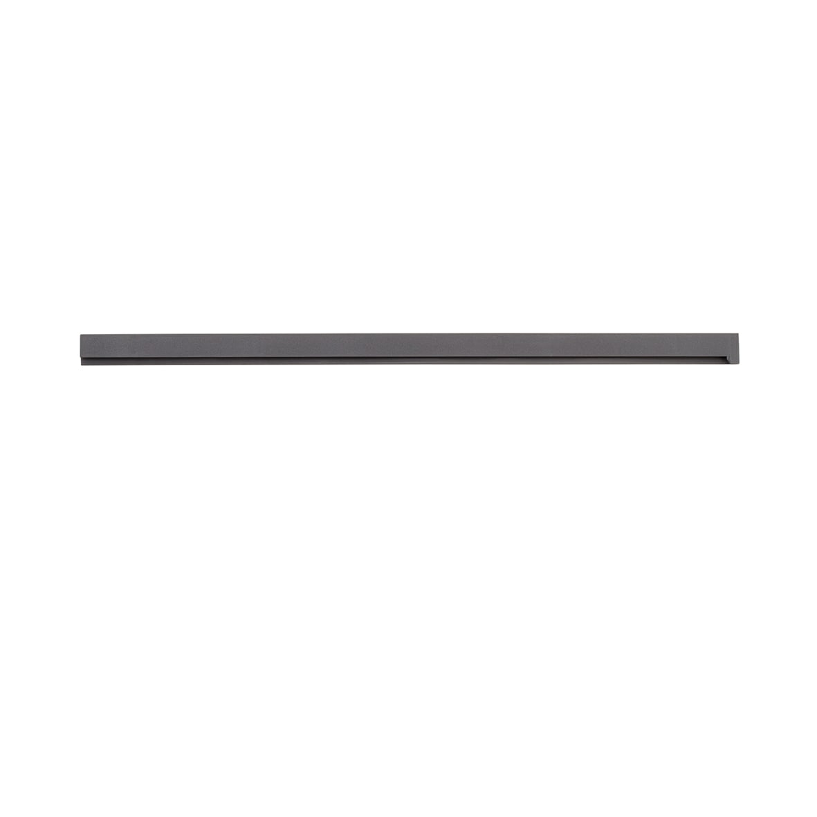 Garage+ Storage Top Track System - Click In Bracket Cover - 525mm Length - Right - Matt Grey