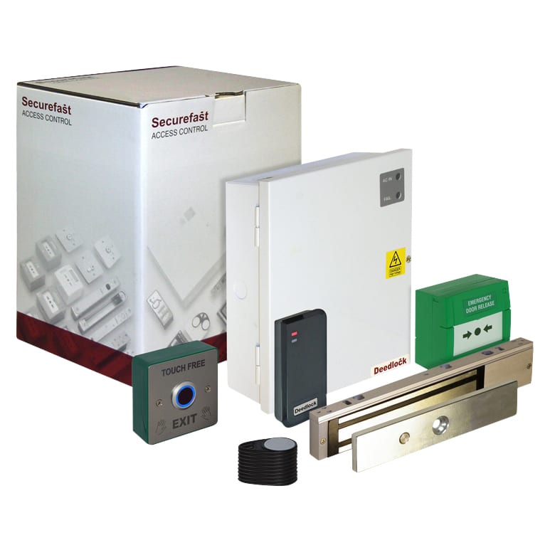 Standalone No Touch Access Control Door Entry Kit - Proximity Reader & Electro Mag Lock