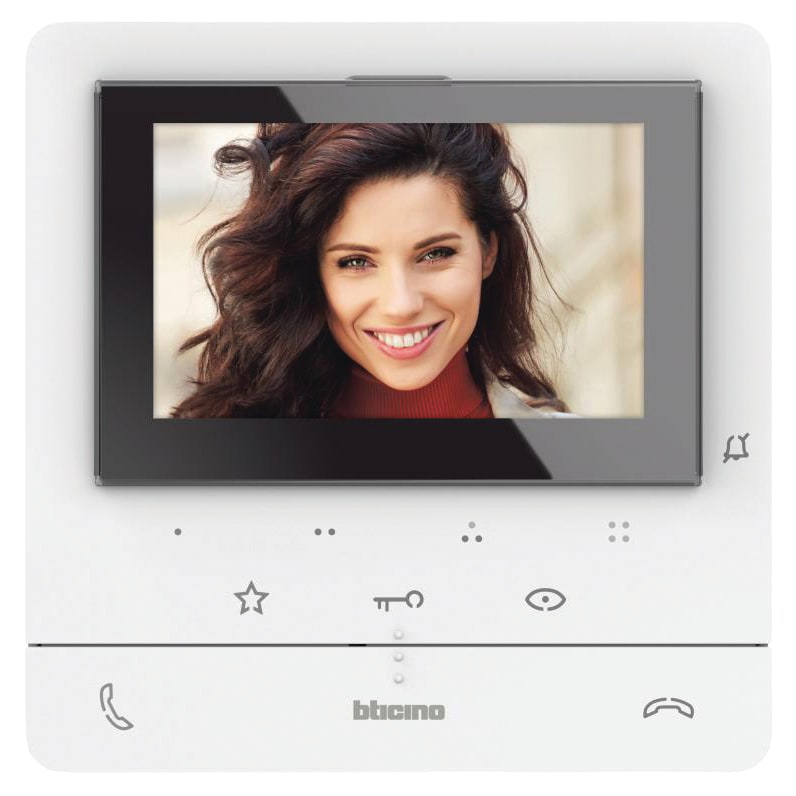 Bticino Classe 100E Enhanced Wireless Hands Free Video Door Entry Internal Unit
