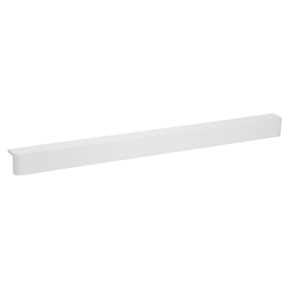 Top Track System - Décor Shelf Fascia - 490 x 40 x 35mm - White