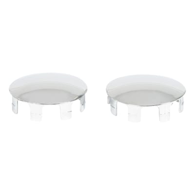 40mm Handrail System - Shallow End Caps - Polished Chrome - Pack of 2