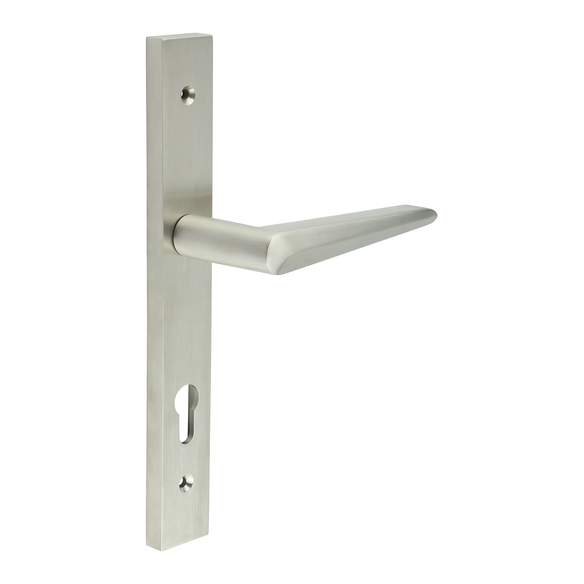 Satin Stainless Steel uPVC Multipoint Door Handles - 92mm c/c - CR-107 Range