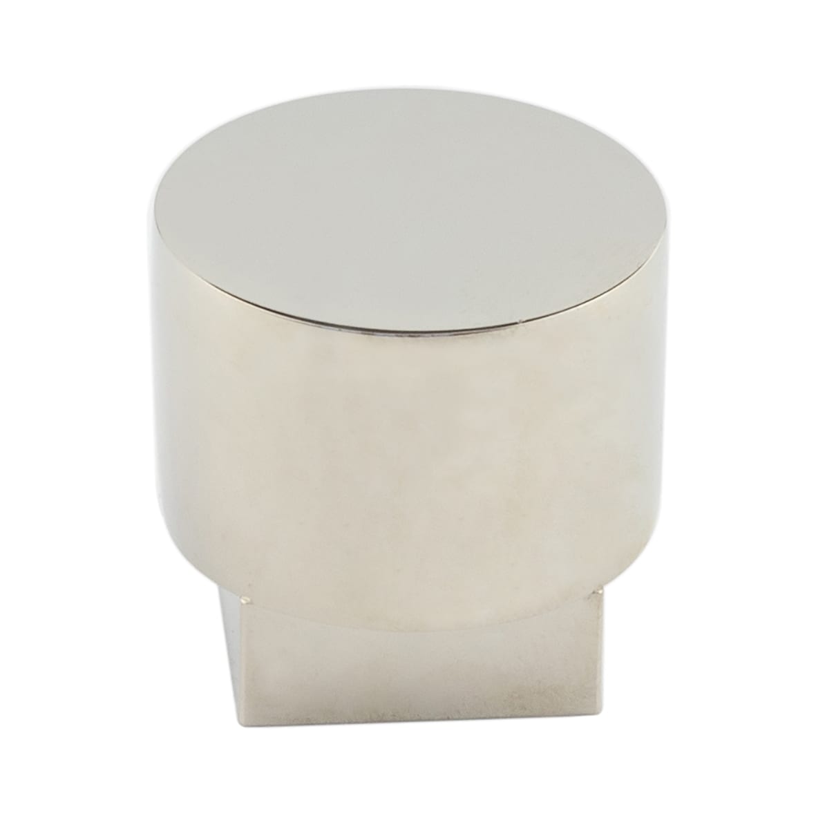 Westminster Round Cabinet Knob - 30mm Diameter - Polished Nickel