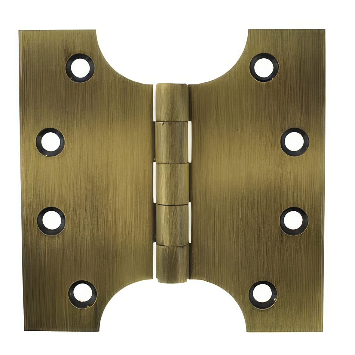 Heavy Duty Parliament Hinge - 100 x 64 x 101mm - Antique Brass
