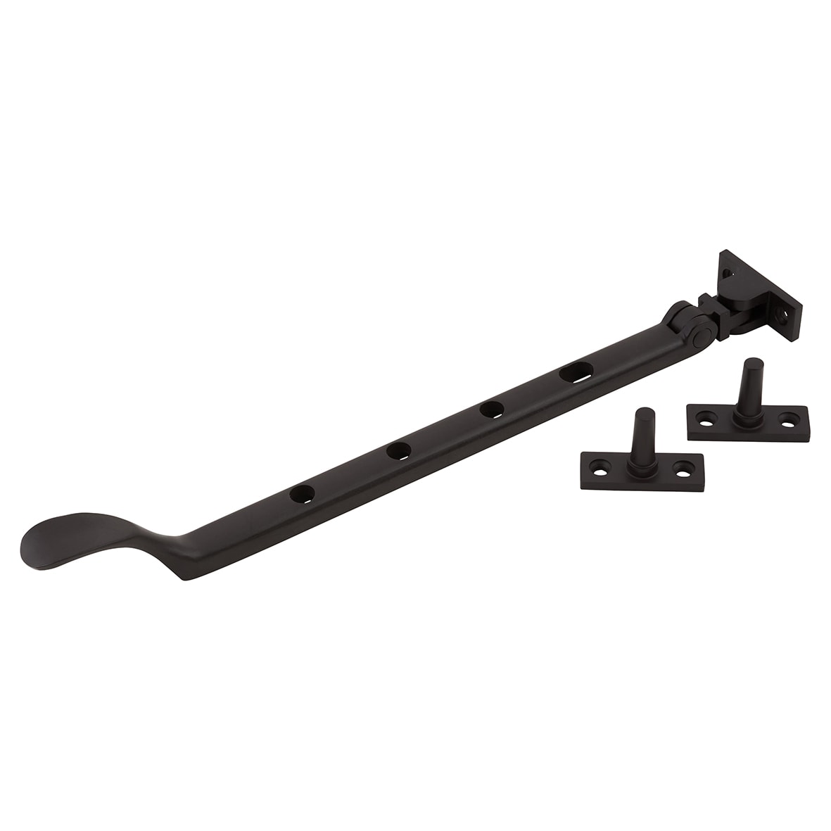 Victorian Casement Window Stay - 10"/264mm Length - Matt Bronze