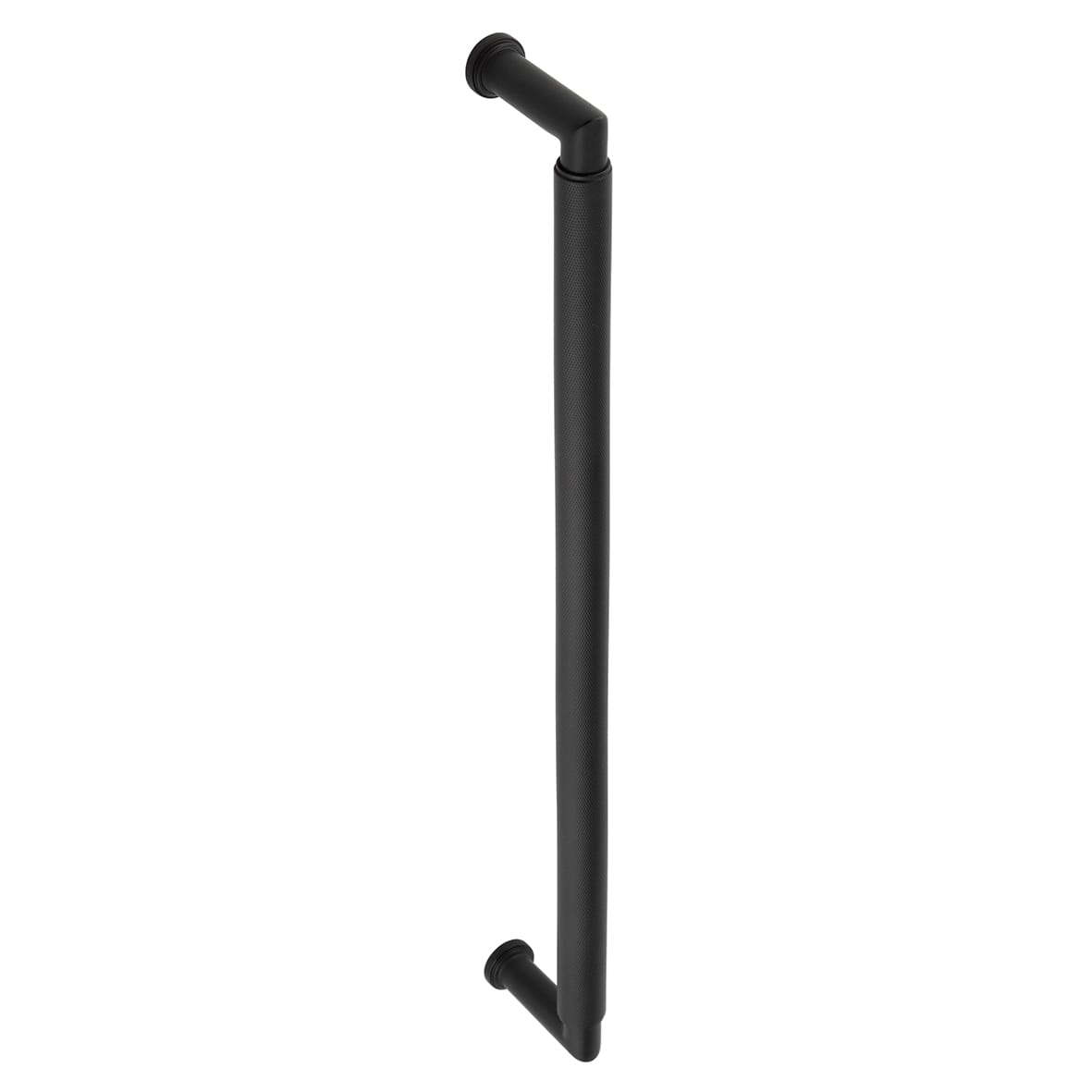 Black 20mm D-Bar Door Pull Handle - Bolt Fix - 425mm c/c - Piccadilly Range