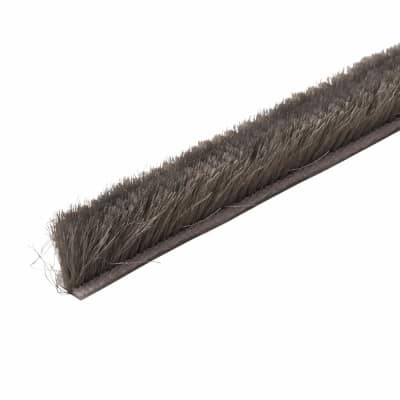 Sash Window Slide Pile with Fin - 100m Length - 8.5mm Pile - Grey