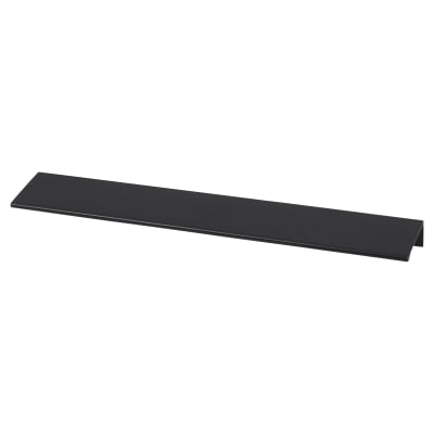 Serva Lipped Edge Cabinet Pull Handle - 320mm Centres - Black