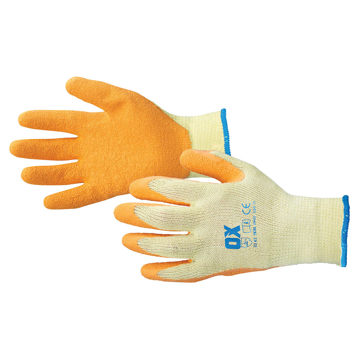 Latex Grip Gloves - Large