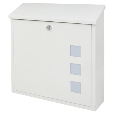 Aire Postbox - 370 x 364 x 114mm - White