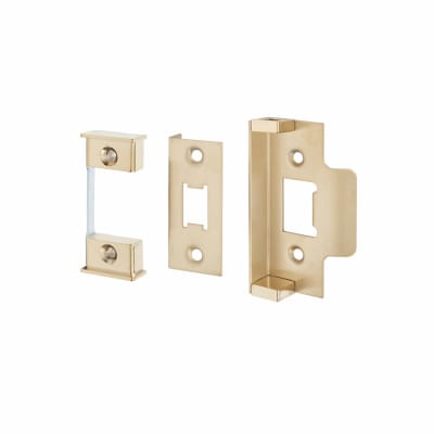12.5mm Rebate Kit to suit Heavy Duty Tubular Latches - PVD Brass