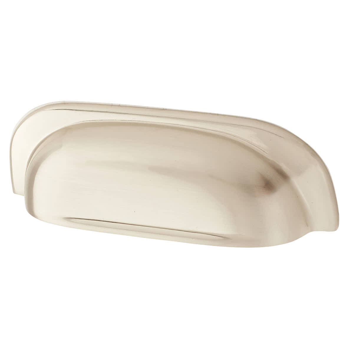 Newly Cabinet Cup Handle - 96mm Centres - Satin Nickel