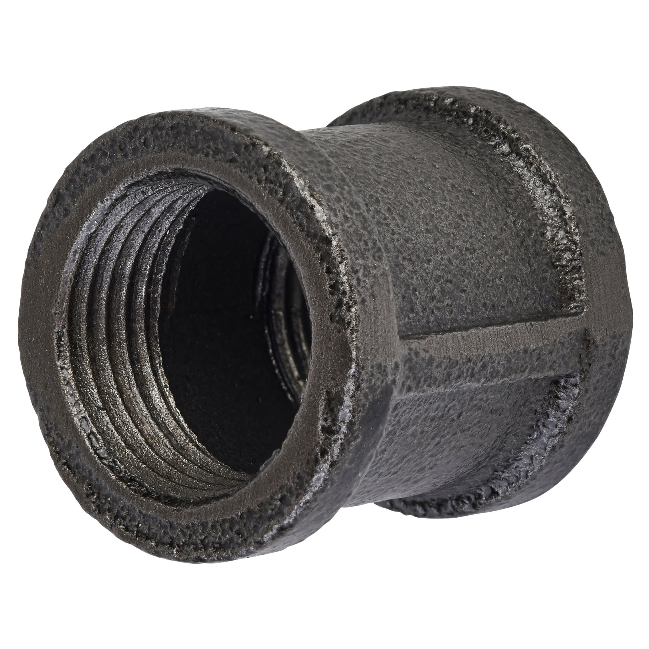 1/2" Pipe Shelving Iron Straight Pipe Connector - Grey