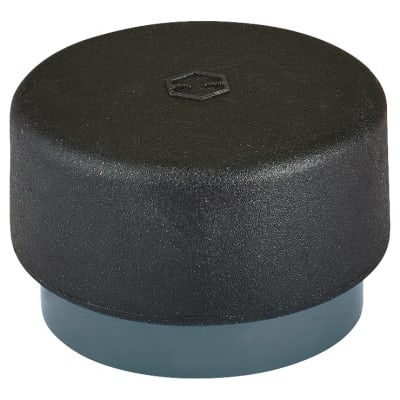 Nylon Floor/Wall Mounted Door Stop - 32 x 20mm - Anthracite Grey