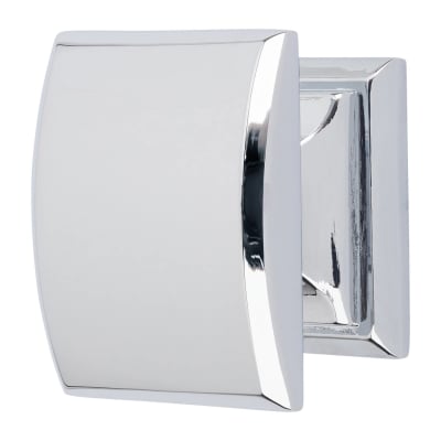 Egar Rectangular Cabinet Knob - 32 x 26mm - Polished Chrome