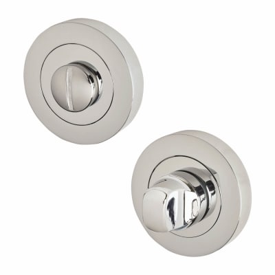 Bathroom Turn & Release - 52mm Diameter - Polished Chrome