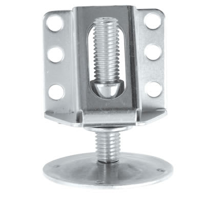 Round Adjustable Base Levelling Leg - Adjustment Height 44mm