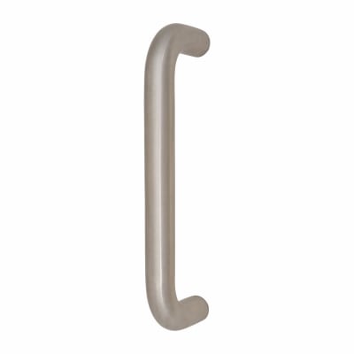 Satin Stainless Steel 19mm D-Bar Door Pull Handle - Bolt Fix - 152mm Centres
