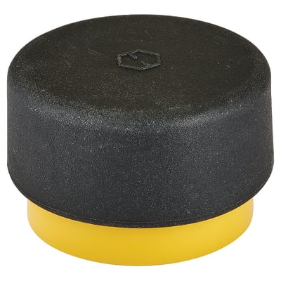 Nylon Floor/Wall Mounted Door Stop - 32 x 20mm - Golden Yellow
