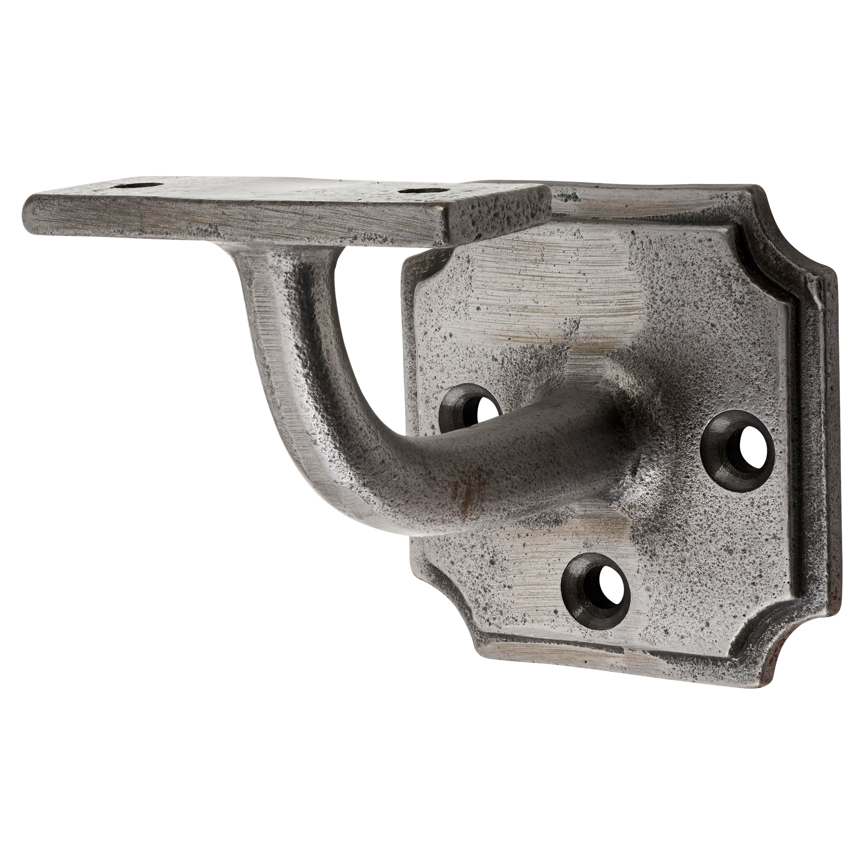 Handrail Bracket - 63mm Projection - Polished Iron