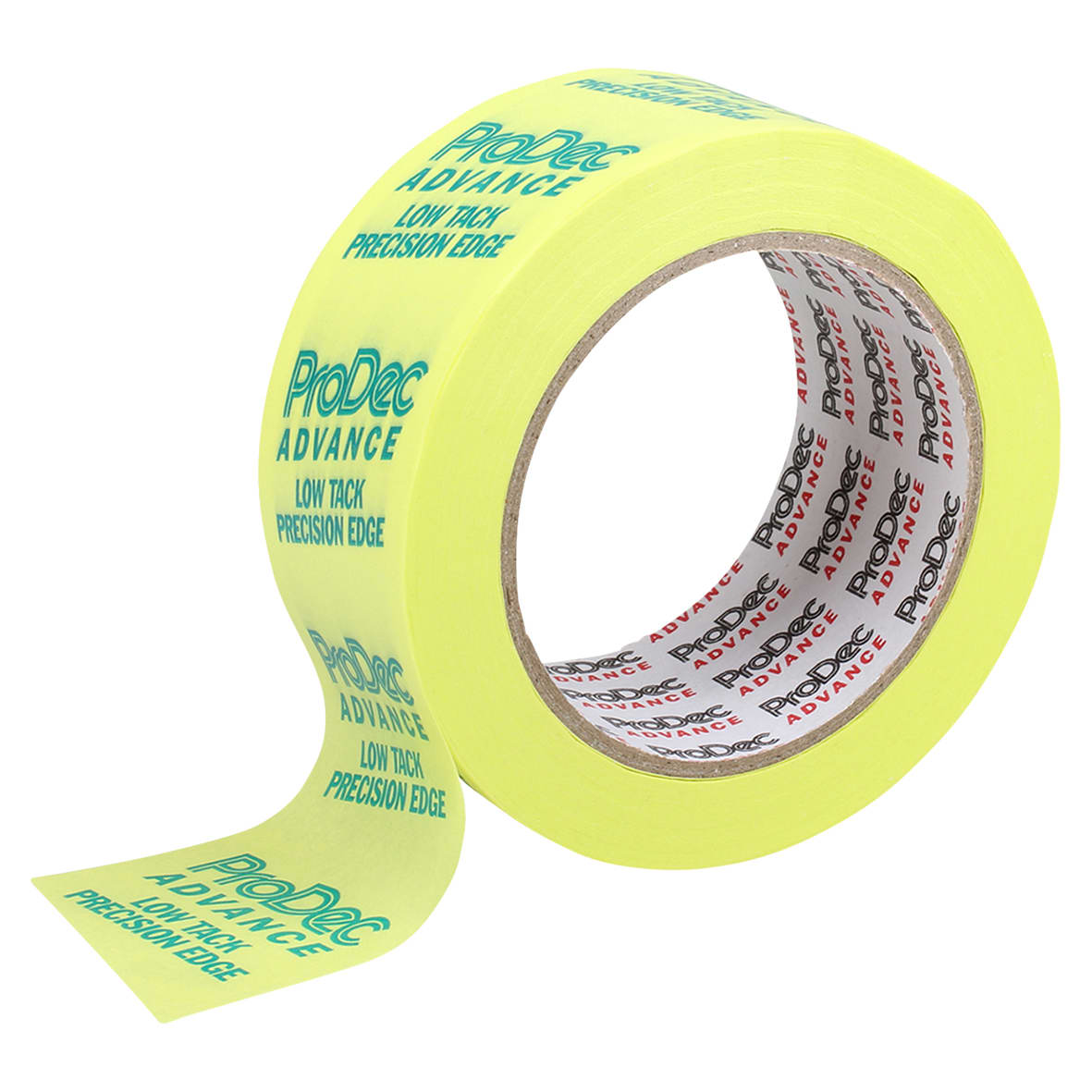 Low Tack Precision Edge Masking Tape - 48mm x 50m - Yellow